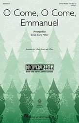 O Come, O Come, Emmanuel Three-Part Mixed choral sheet music cover